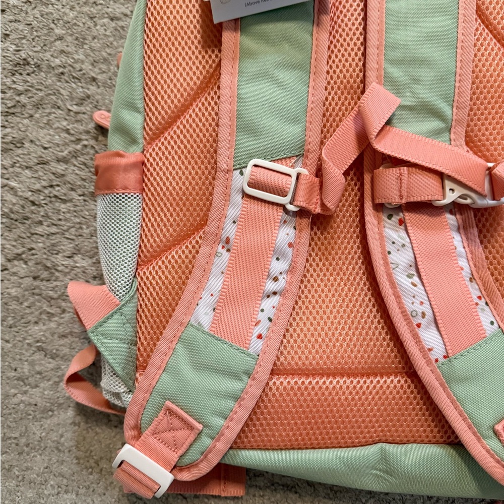 Bentgo Kids Backpack - Mint Green and Coral - Picture 5 of 7